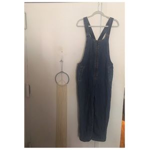 Zip Up Jean Overalls